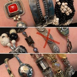 🚫SOLD🚫 BEAUTIFUL Set of 11 Vintage Bracelets Lot